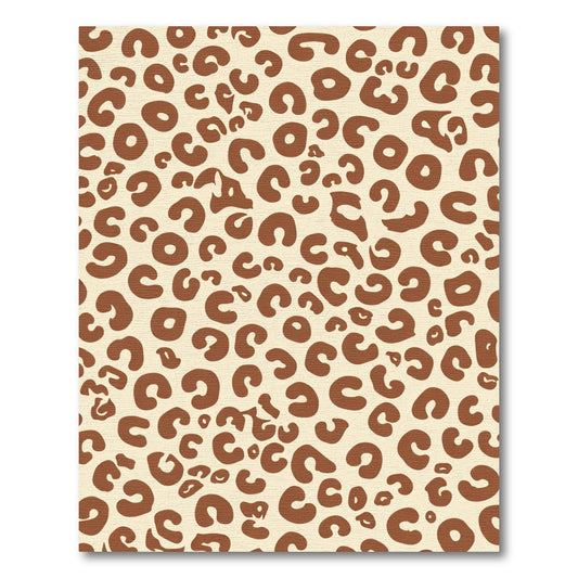 Brown Leopard Spot Classic Rug