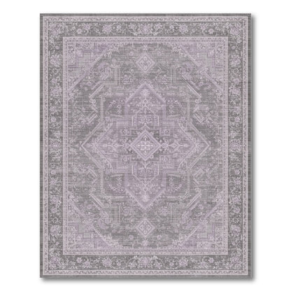 Purple Grey Persian Area Rug