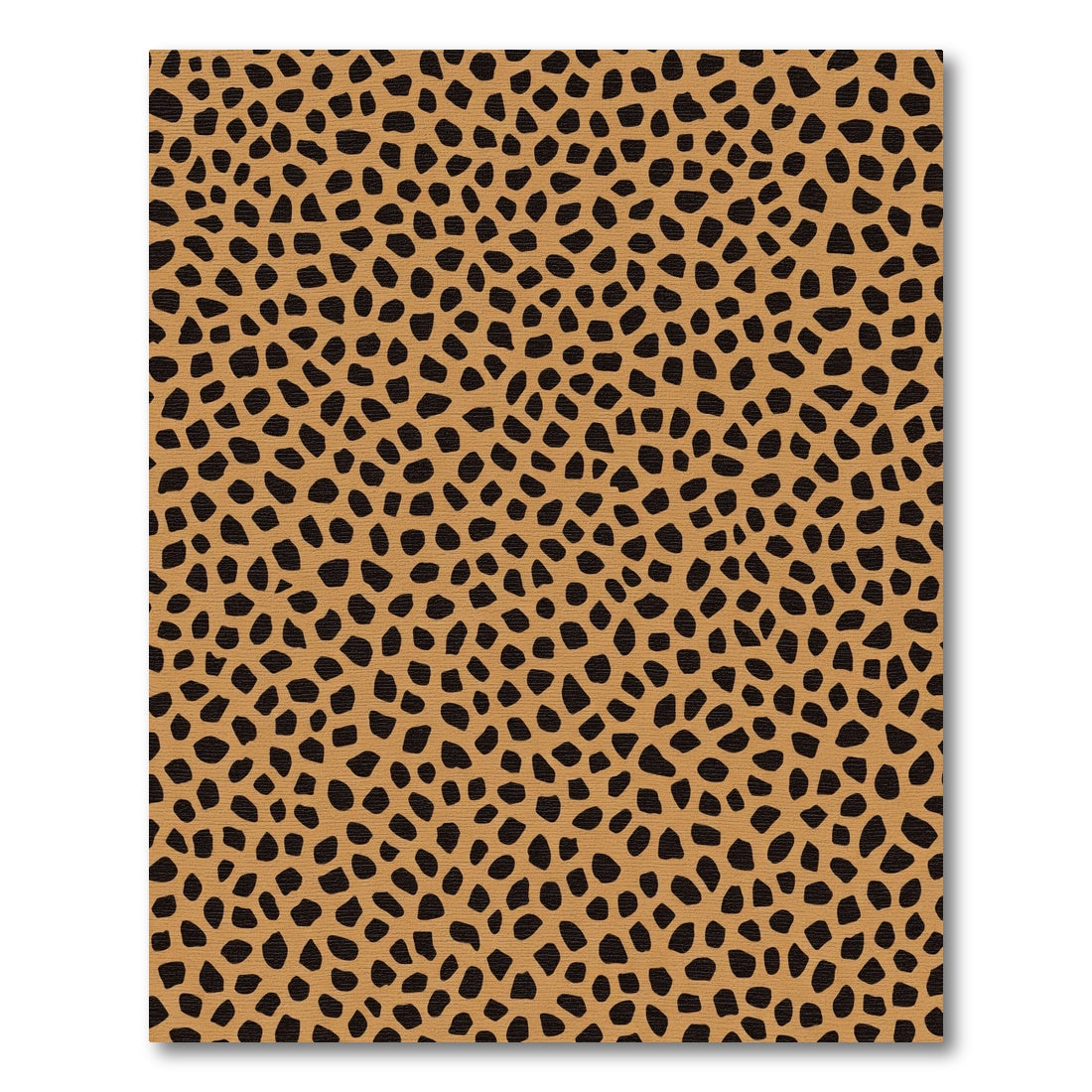 Golden Ochre Animal Print Spots Rug