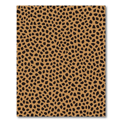 Golden Ochre Animal Print Spots Rug