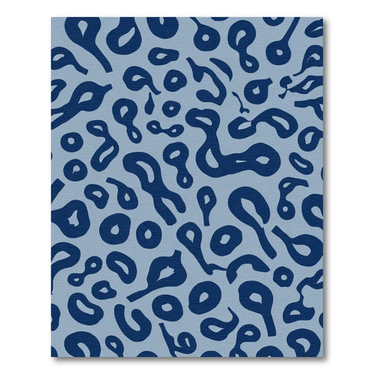 Naval Abstract Organic Clusters Rug