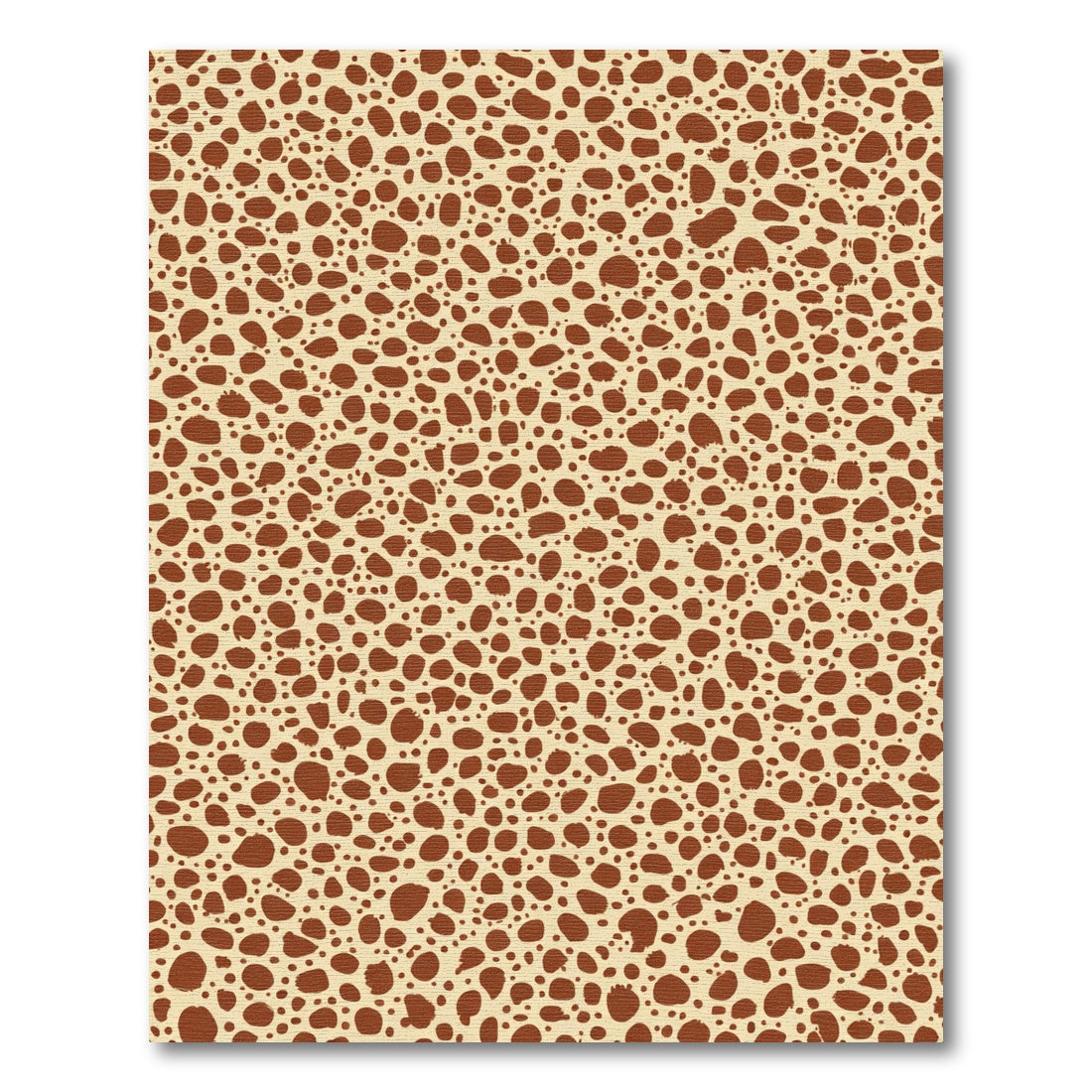 Abstract Brown Dot Texture Rug