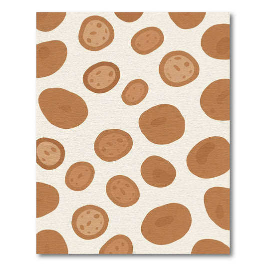 Brown Spot Scatter Rug