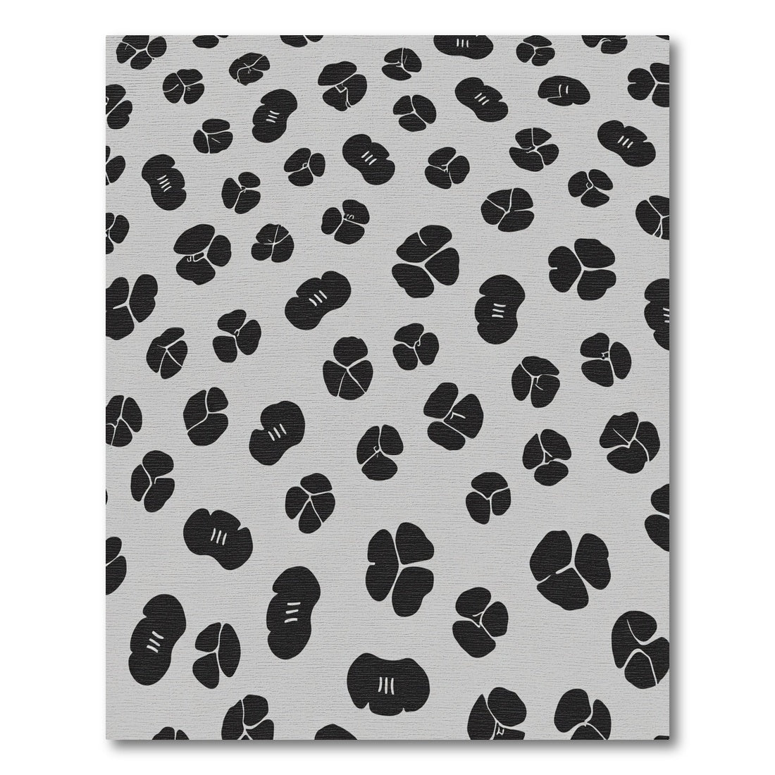 Monotone Abstract Clover Field Rug