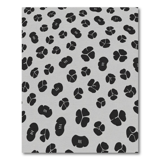 Monotone Abstract Clover Field Rug