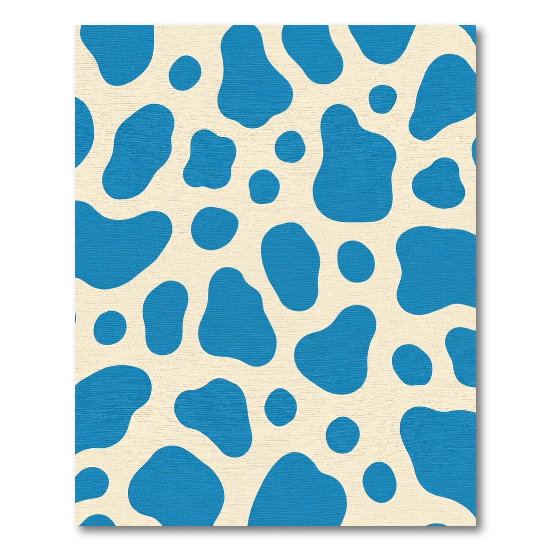 Blue Cow Spots Charm Rug