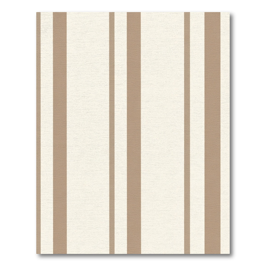 Alternating Beige Cream Vertical Lines Rug
