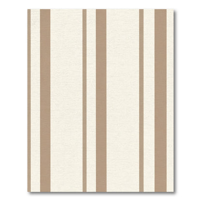 Alternating Beige Cream Vertical Lines Rug