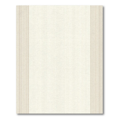 Subtle Cream Vertical Stripe Rug