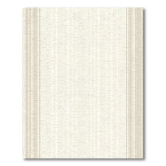 Subtle Cream Vertical Stripe Rug