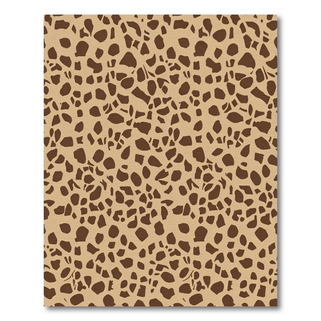 Brown Spotted Tan Organic Texture Rug