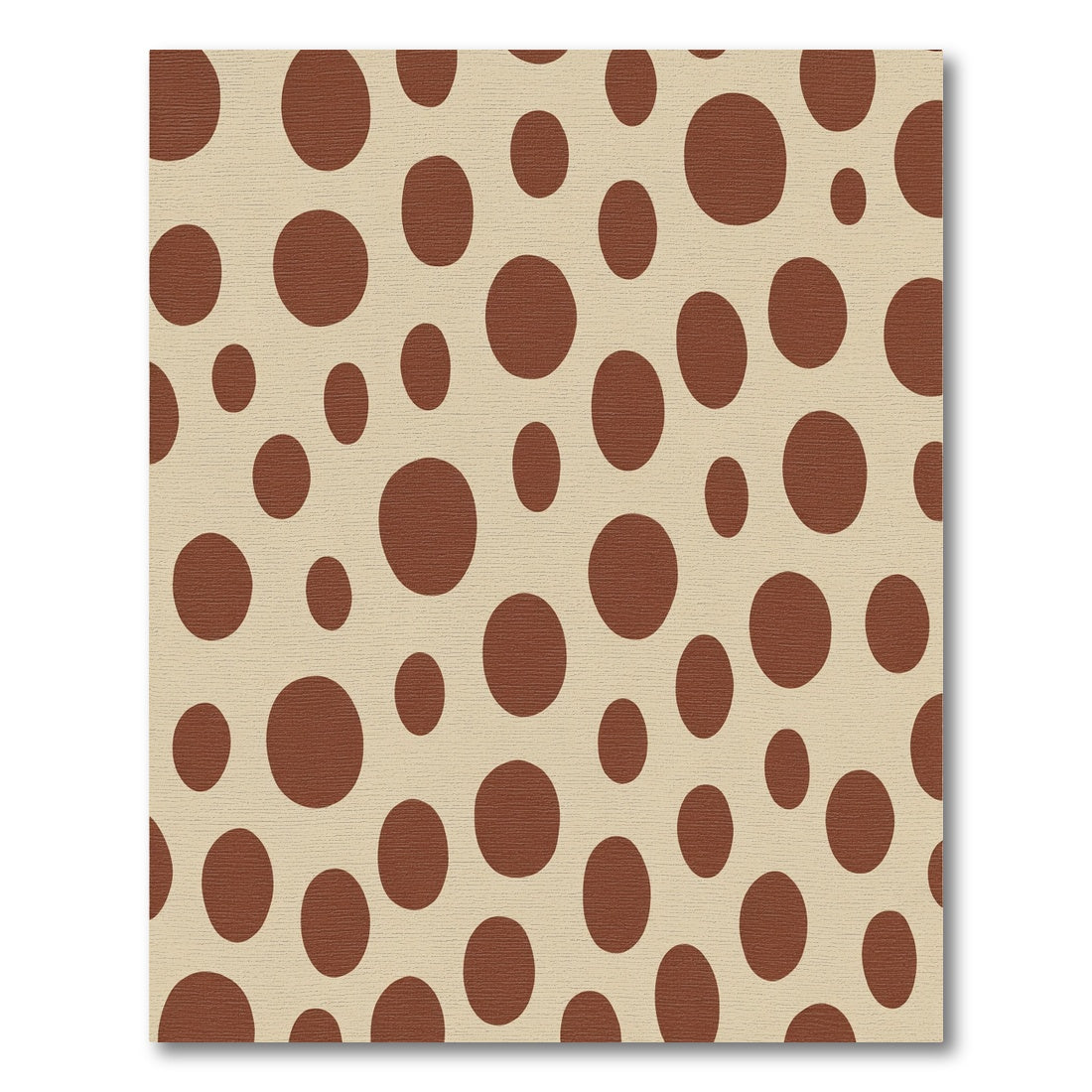Brown Polka Dot Backdrop Rug