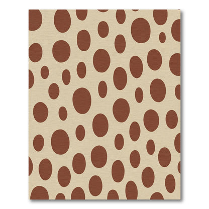 Brown Polka Dot Backdrop Rug