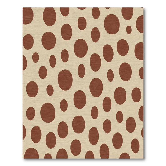 Brown Polka Dot Backdrop Rug