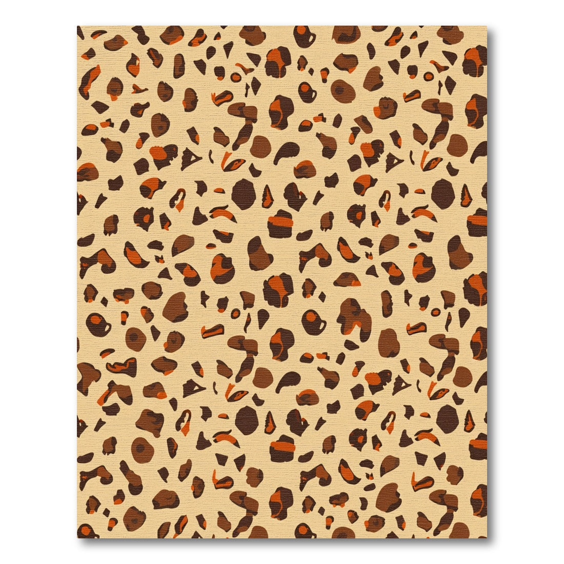 Classic Leopard Spots Cream Background Rug