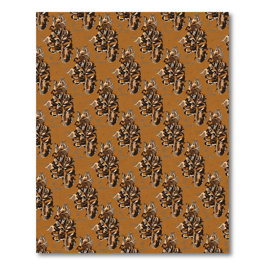 Earthy Tones Textured Abstraction Rug