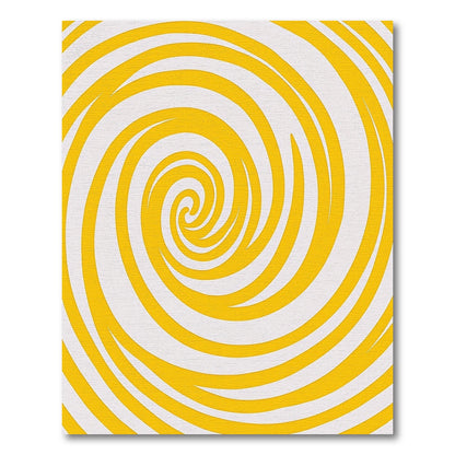 Golden Spiral Abstract Rug
