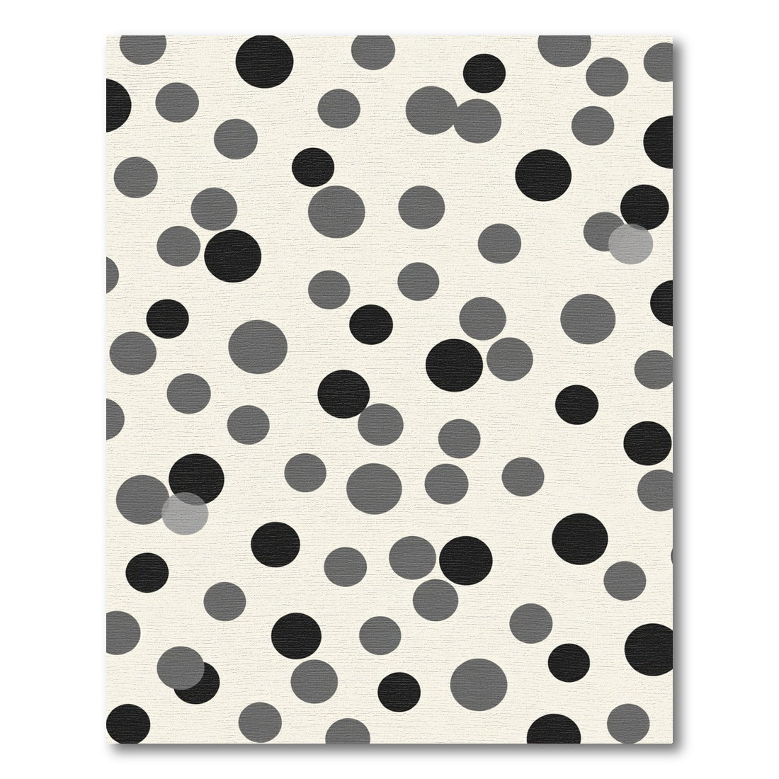 Monochromatic Scatter Dot Confetti Rug