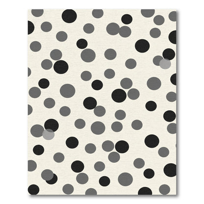 Monochromatic Scatter Dot Confetti Rug