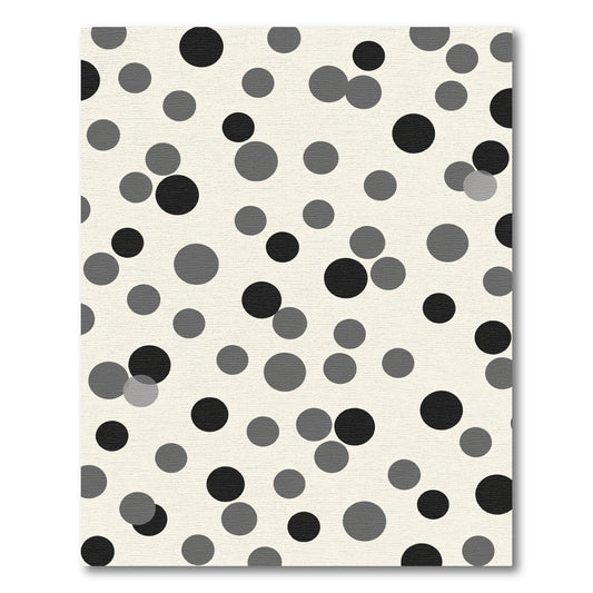 Monochromatic Scatter Dot Confetti Rug