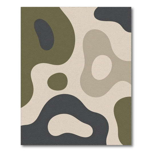 Abstract Area Organic Abstract Neutral Area Rug