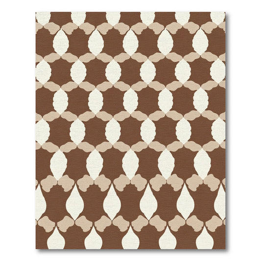 Brown Neutral Geometric Lattice Rug