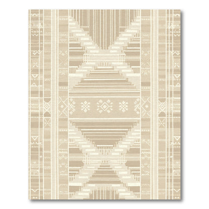 Earthy Geometric Diamond Staircase Rug