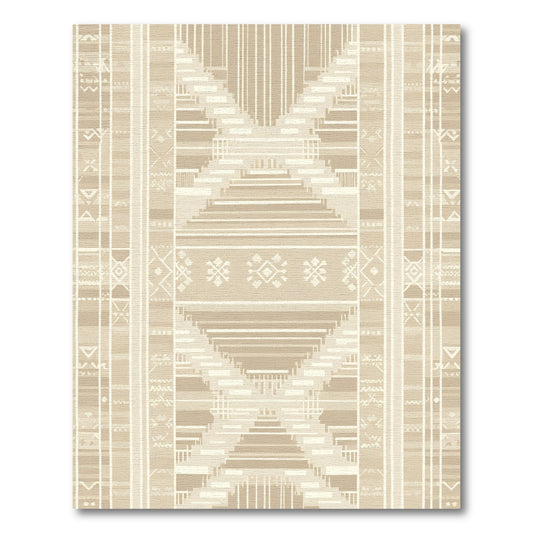 Earthy Geometric Diamond Staircase Rug