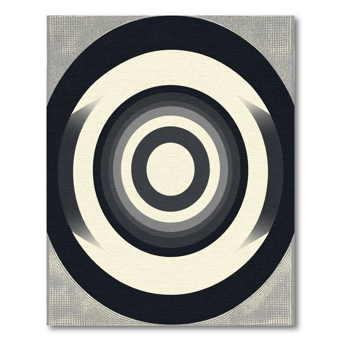 Monochromatic Circles Gradient Rug