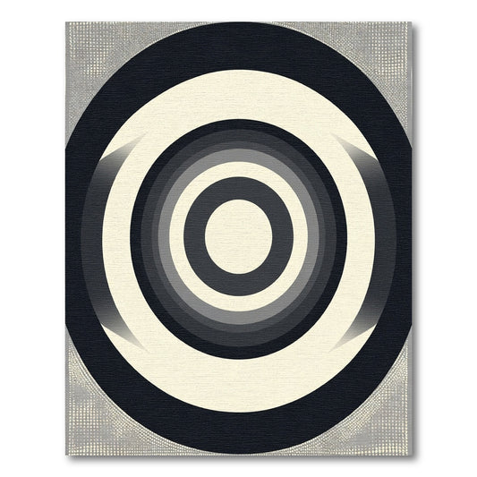 Monochromatic Circles Gradient Rug