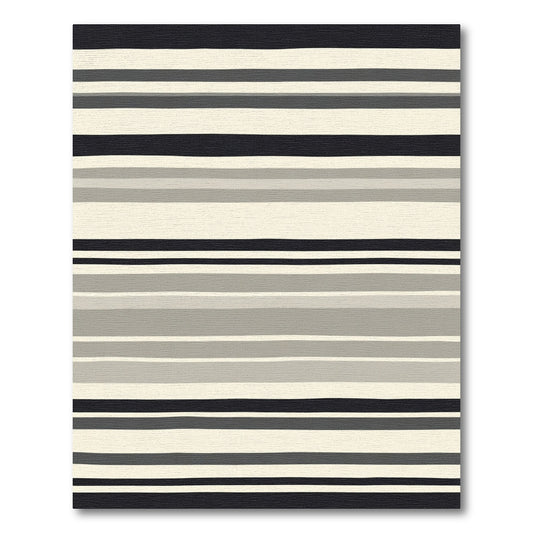 Monochromatic Striped Gradient Rug