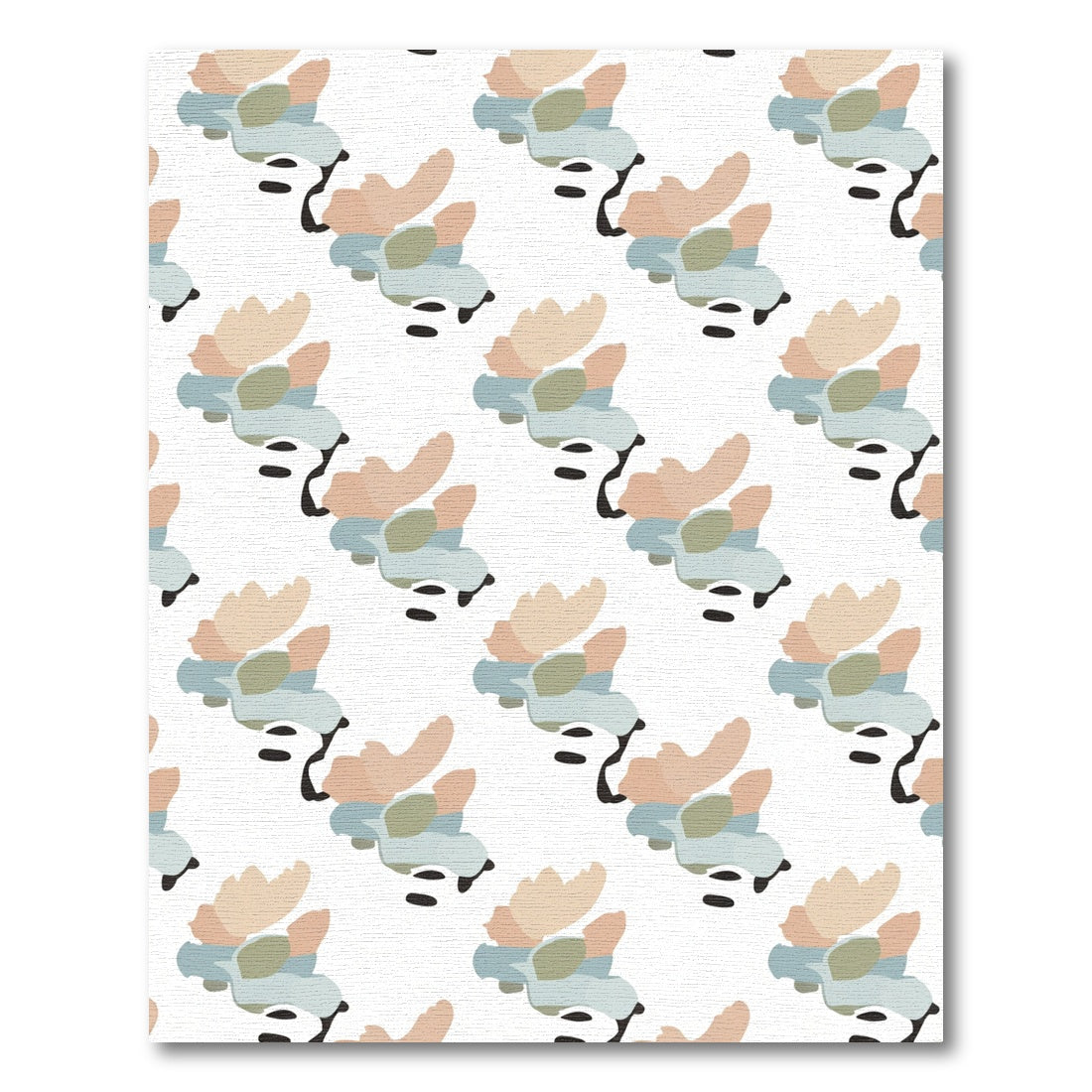 Pastel Abstract Splatter Composition Rug
