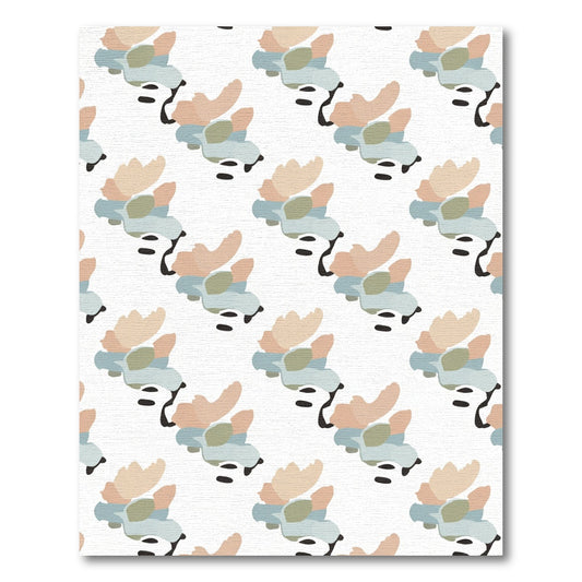 Pastel Abstract Splatter Composition Rug