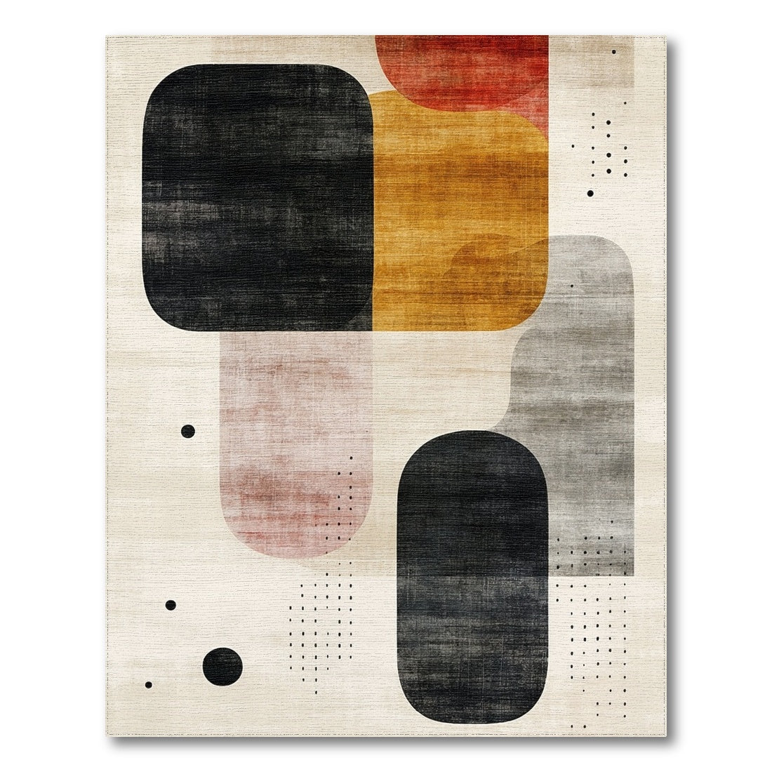 Multi-color and Patterns Abstract Multi-Color Geometric Area Rug