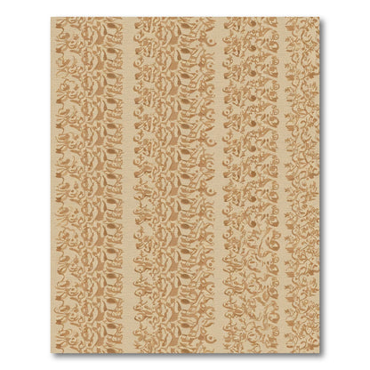 Earthy Tones Abstract Vertical Stripe Rug