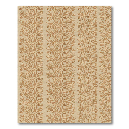Earthy Tones Abstract Vertical Stripe Rug