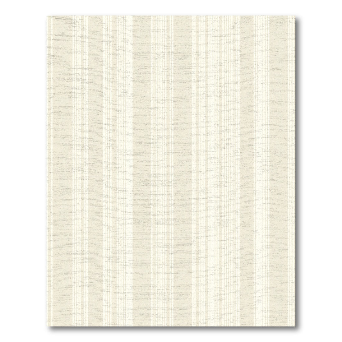 Subtle Cream Vertical Stripes Rug