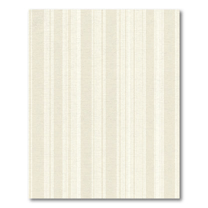 Subtle Cream Vertical Stripes Rug