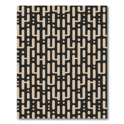 Modern Geometric Beige Area Rug