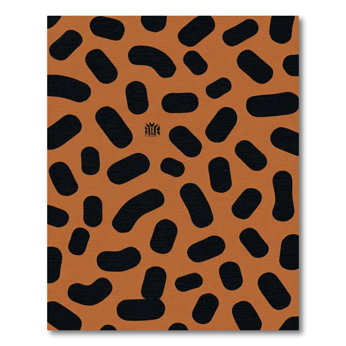 Amber Black Organic Bean Rug