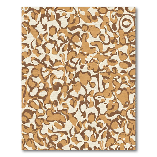 Caramel Amber Organic Flow Rug