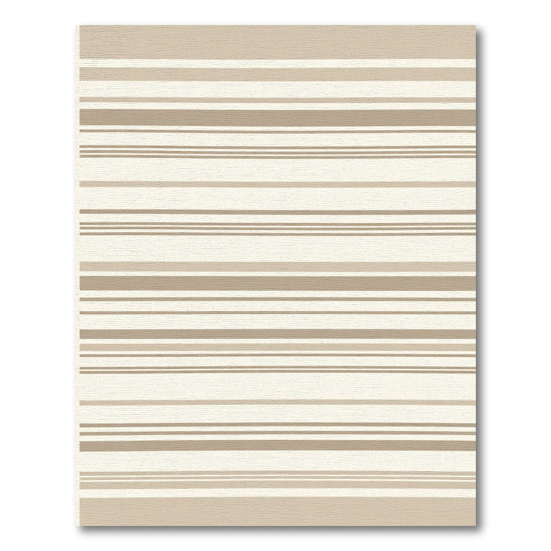 Neutral Striped Horizontal Lines Rug