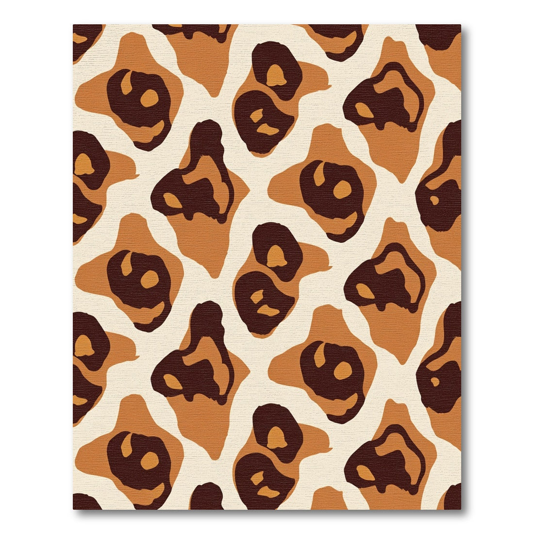 Abstract Sienna Spots Rug