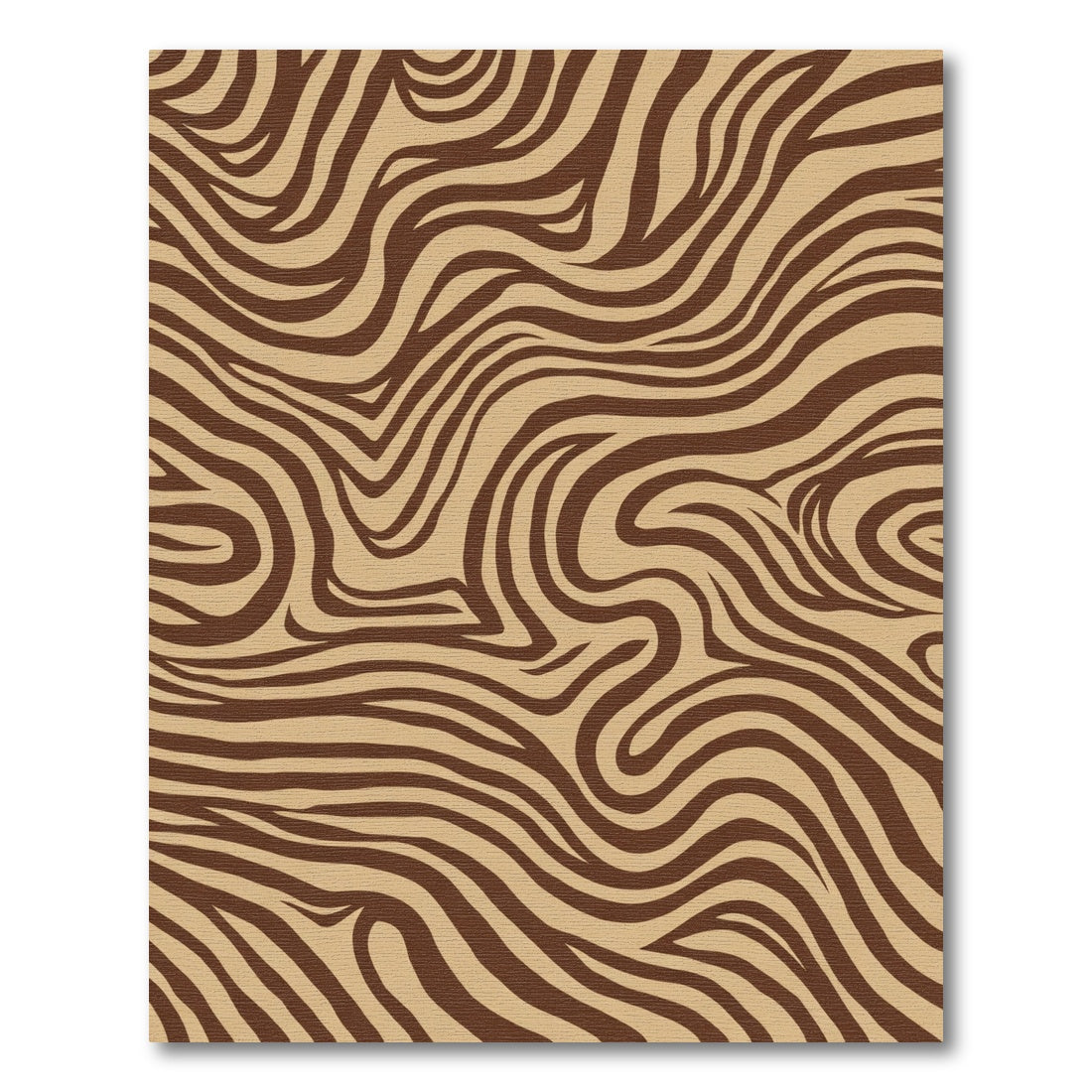 Brown Swirl Wood Grain Texture Rug