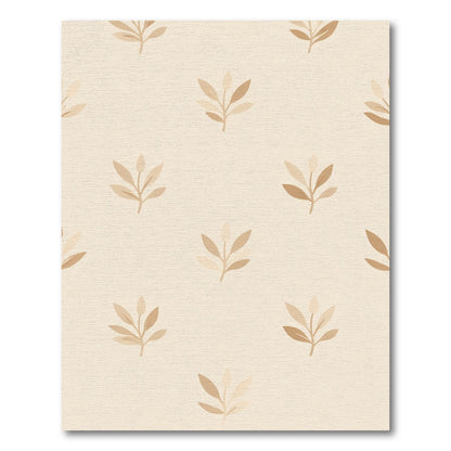 Neutral Earthy Branch Repeat Rug