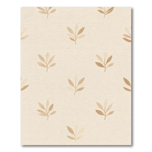 Neutral Earthy Branch Repeat Rug