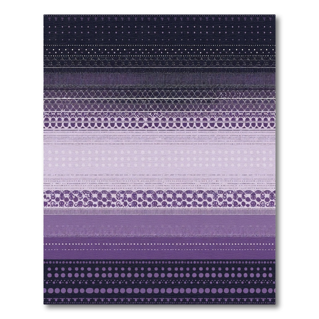 Amethyst Stripe Geometric Line Rug