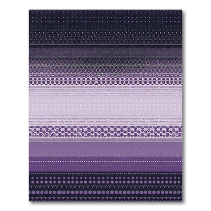 Amethyst Stripe Geometric Line Rug