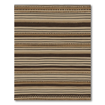 Earthy Stripe Tonal Horizontal Rug