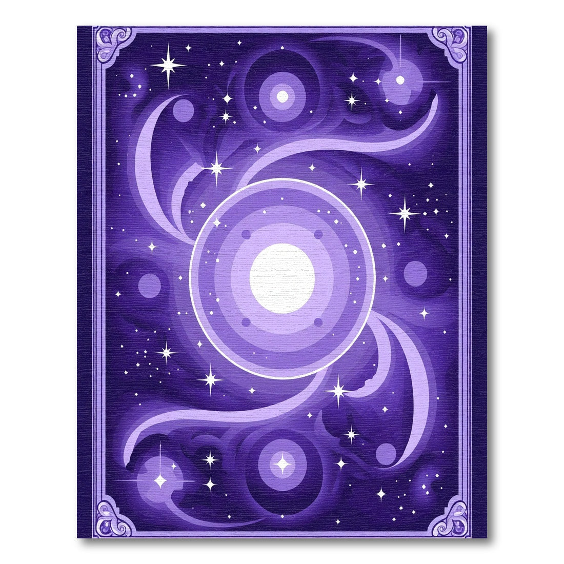 Vibrant Cosmic Swirl Celestial Rug